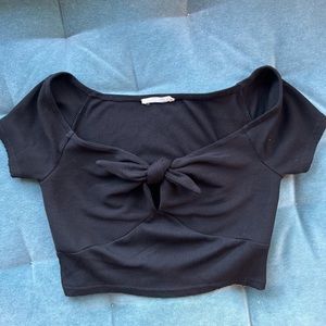 ILLA ILLA, medium, black crop top